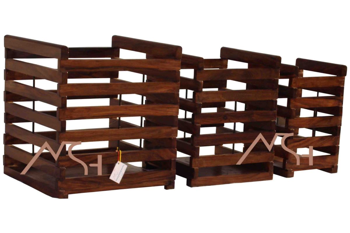 Rectangle Crate Set Of 3